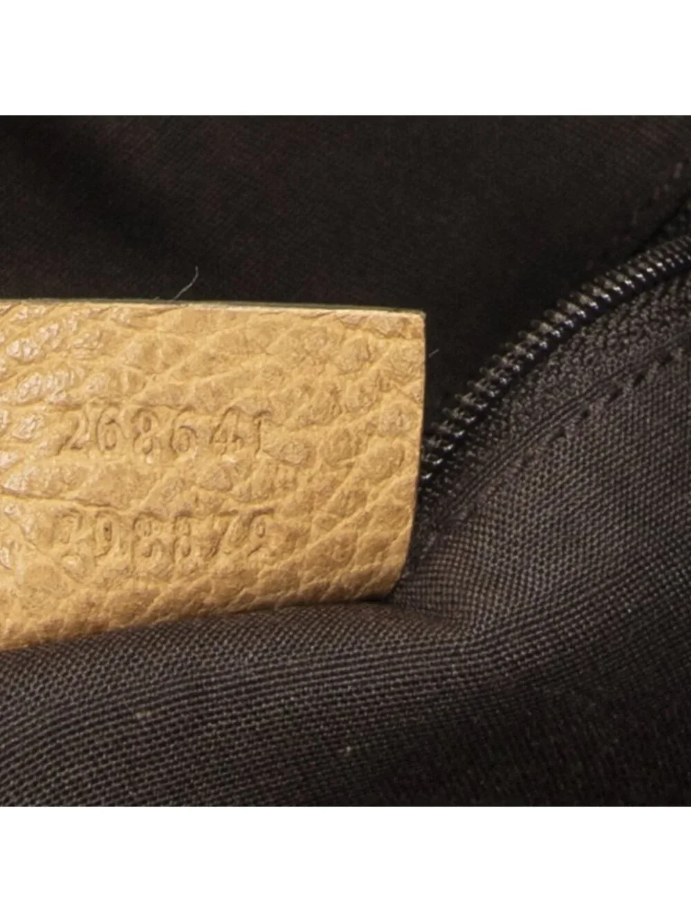 Gucci Convertible Tote Bag Tan Grain Calfskin Leather